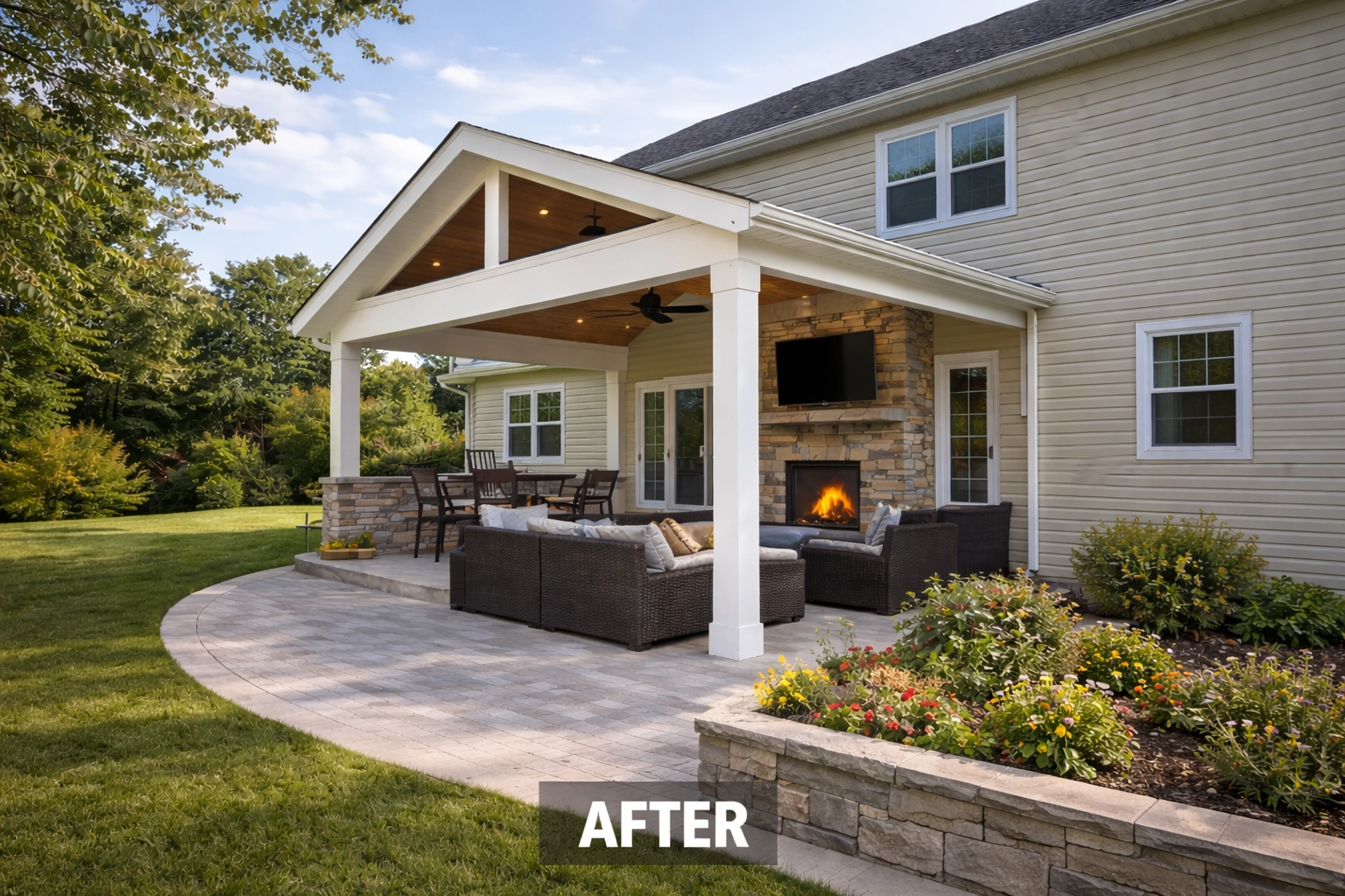 Outdoor Extensions - After