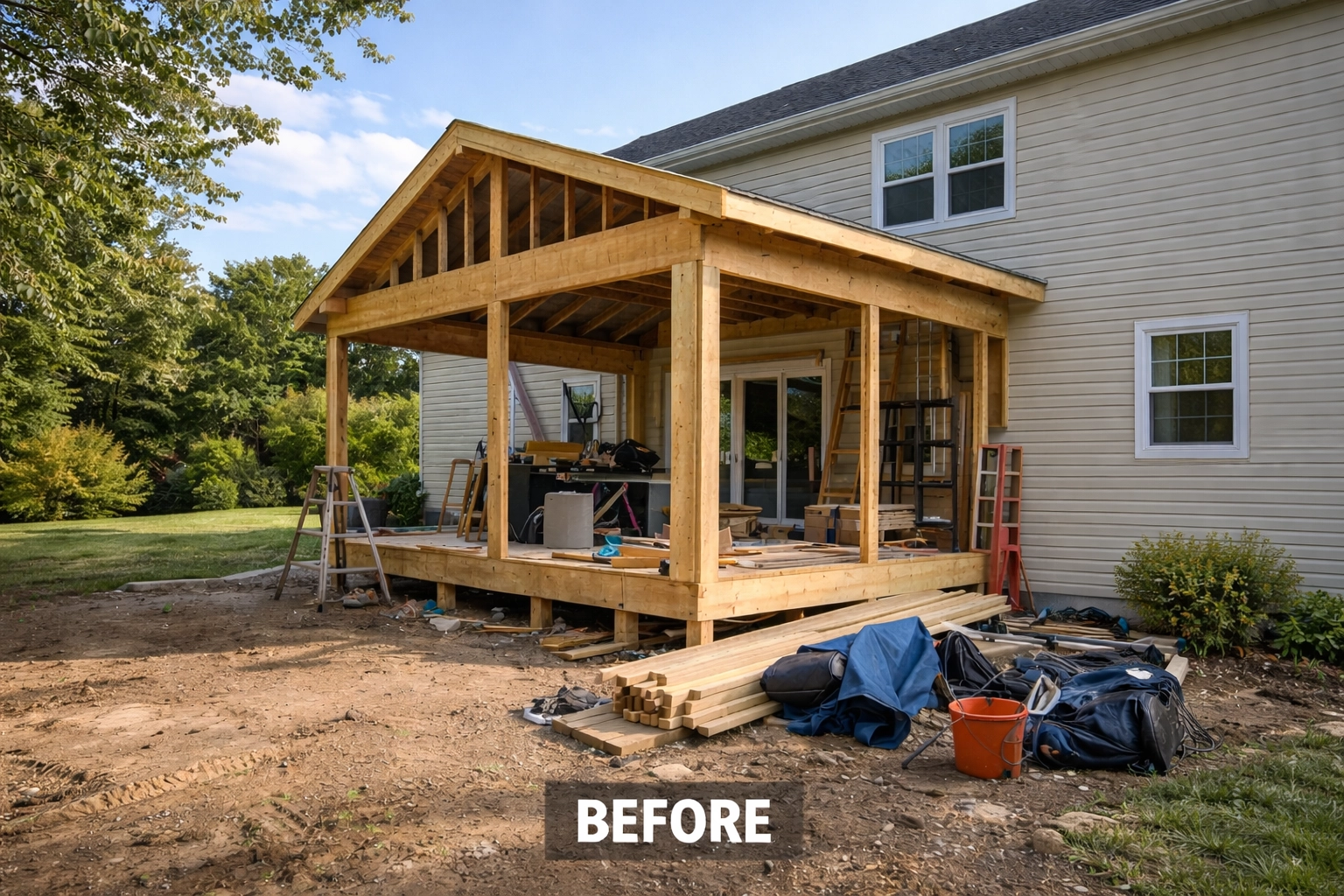 Outdoor Extensions - Before